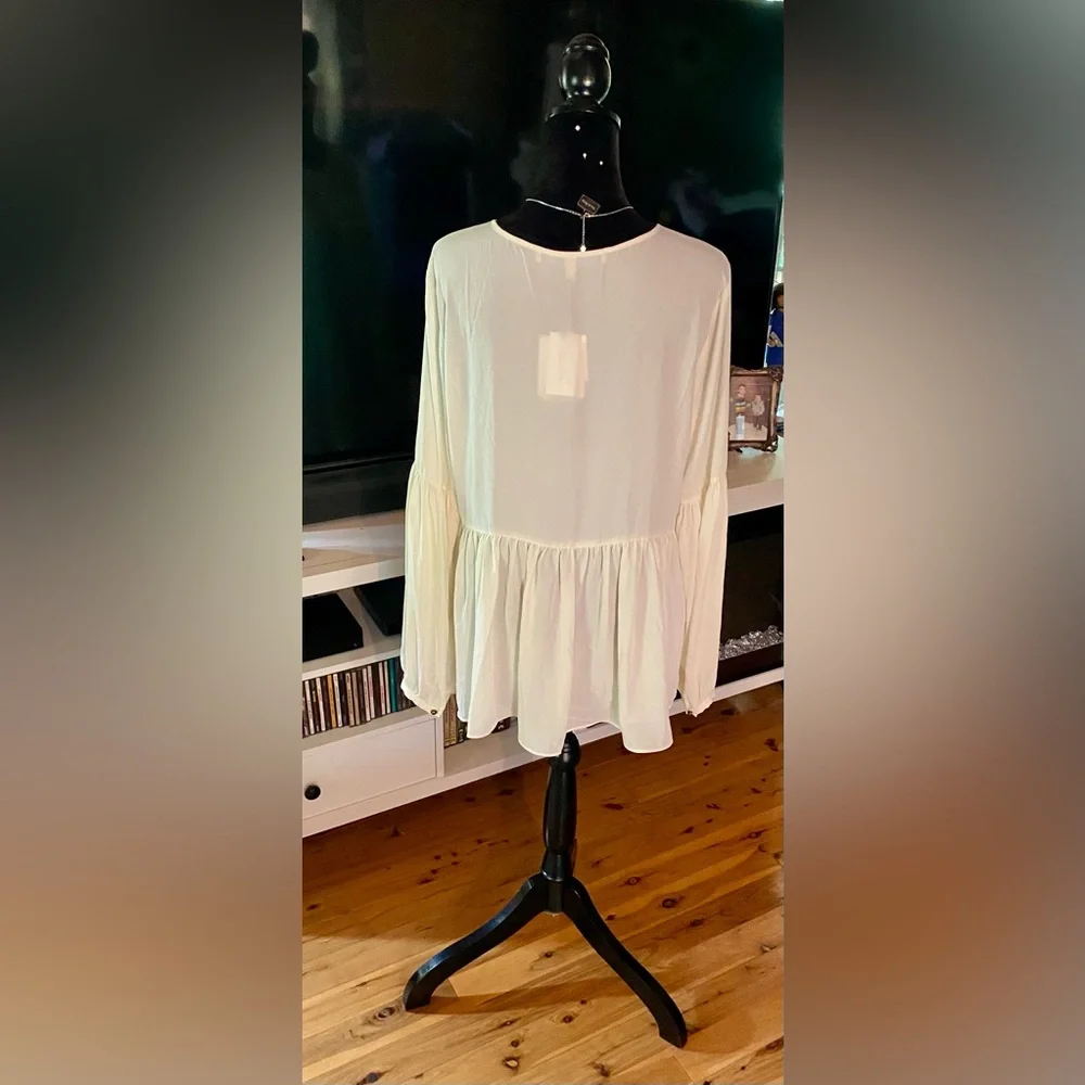 🔥Banana Republic x Olivia Palermo Poet Blouse🔥 NWT - Picture 3 of 13